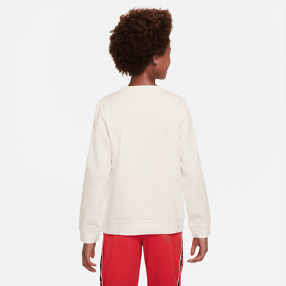 Sweat Nike Repeat Junior - Beige/Noir/Rouge