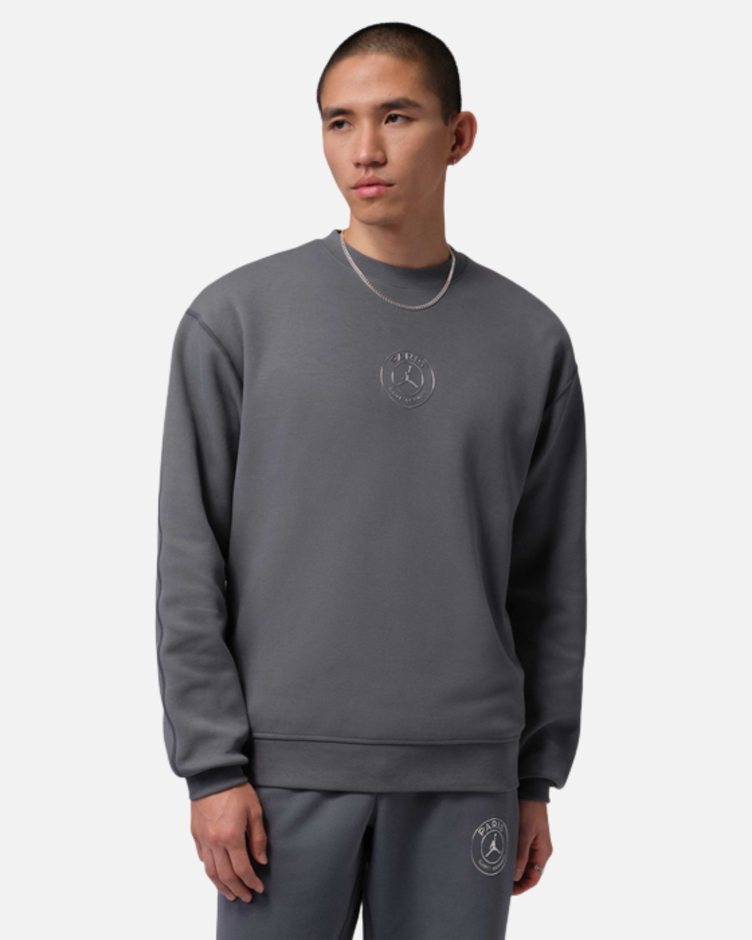 Sweat PSG Hoop Fleece - Gris