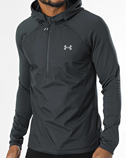Sweat à capuche Under Armour Running Trail Run - Noir