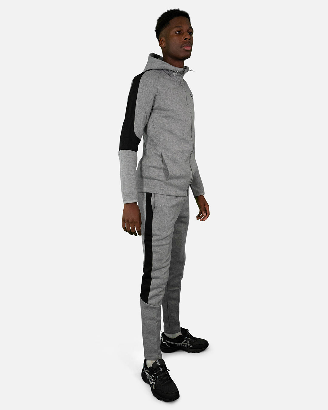 Veste à capuche Puma Evostripe - Gris/Noir