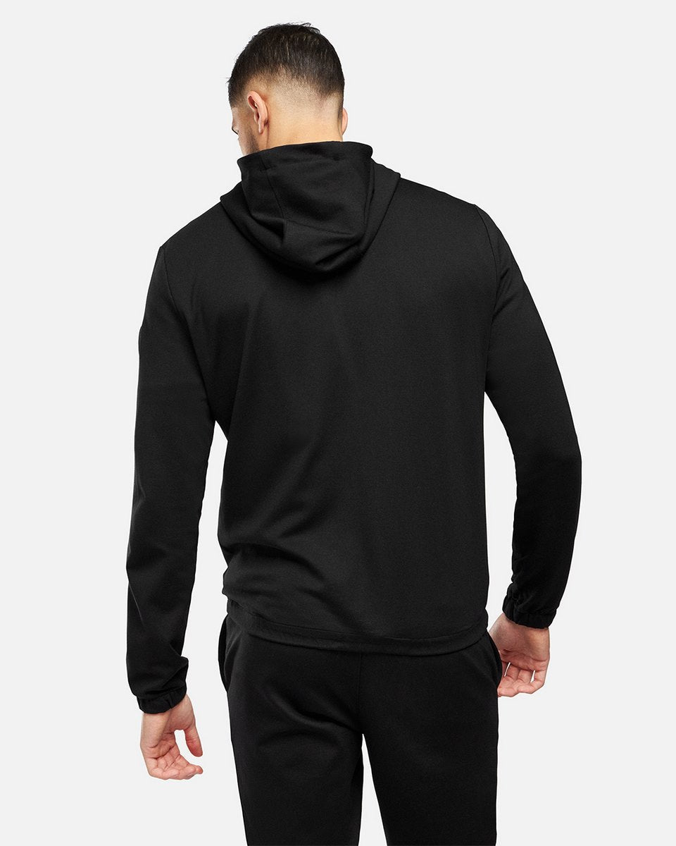 Veste à capuche Helvetica Beta - Noir