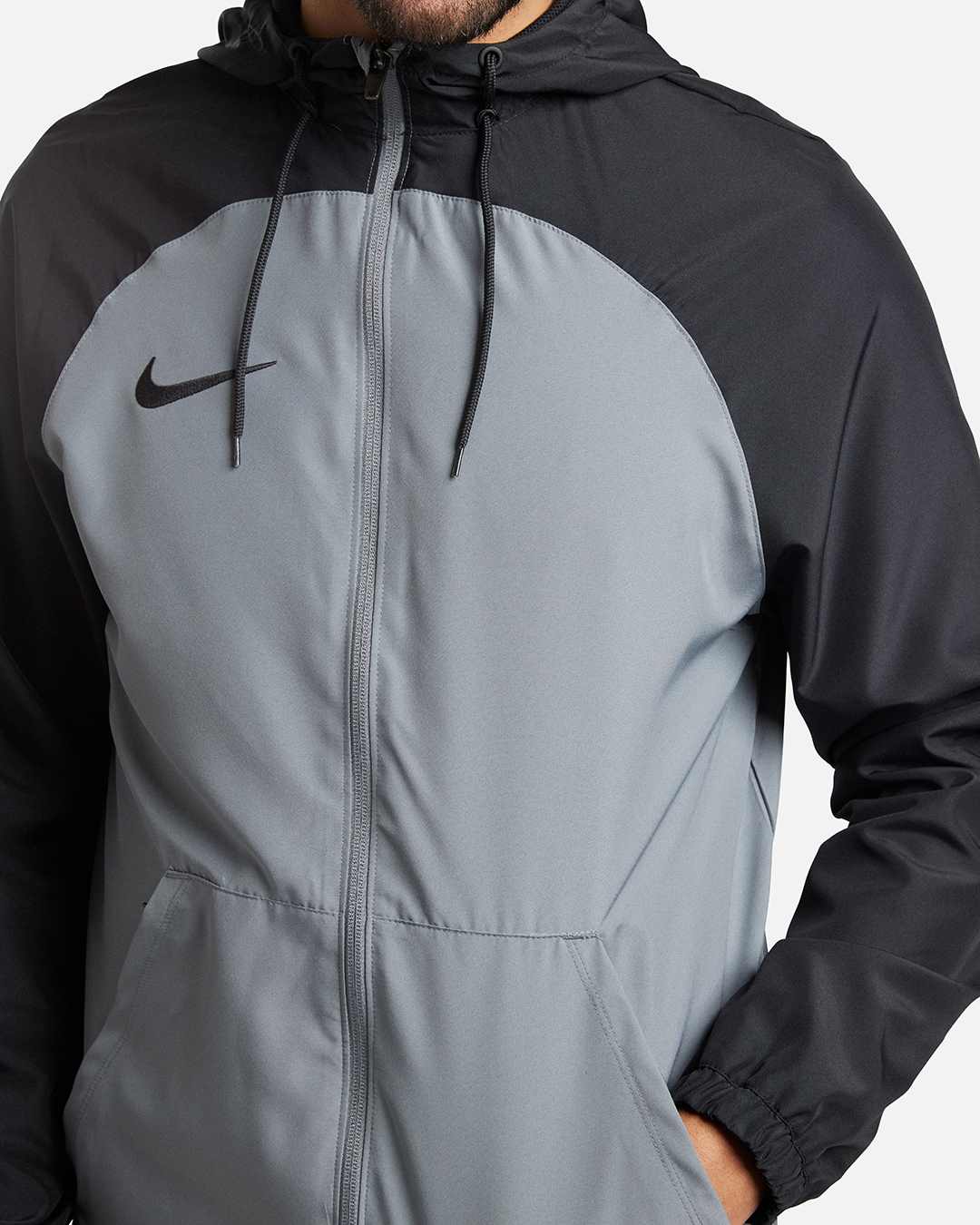 Veste à capuche Nike Running Academy - Noir/Gris