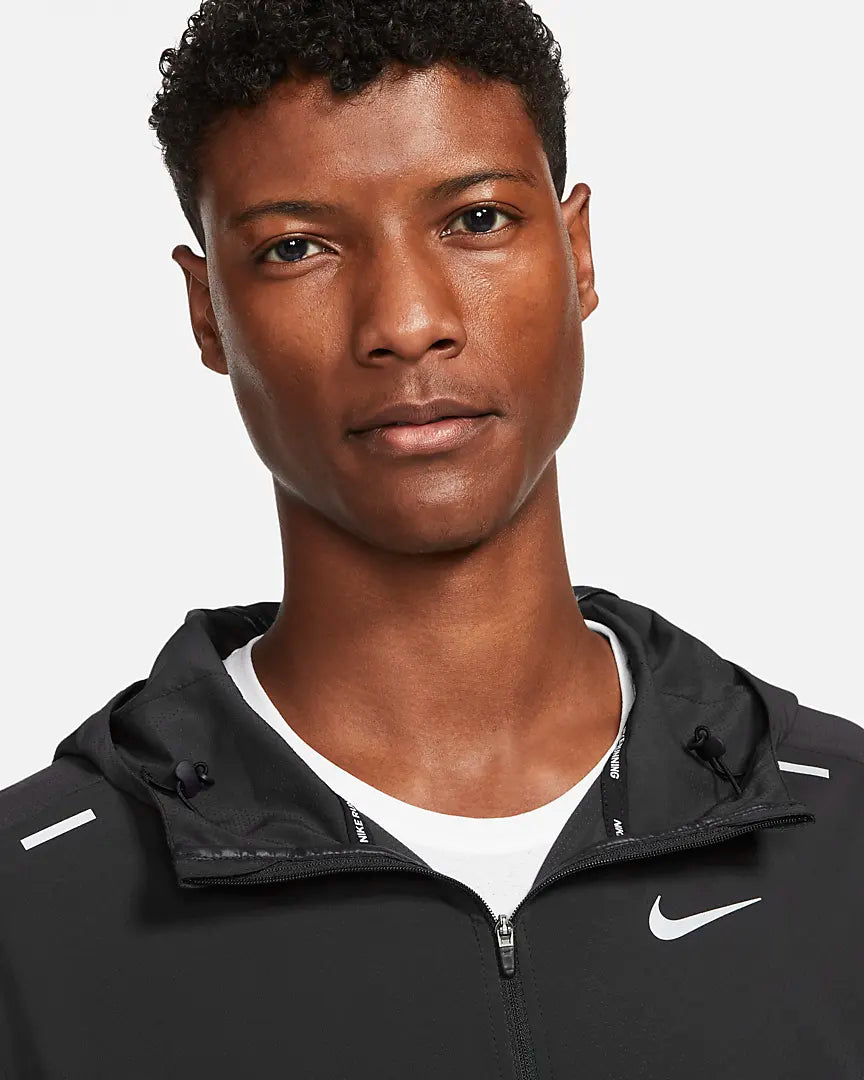 Veste à capuche Nike Running Windrunner - Noir