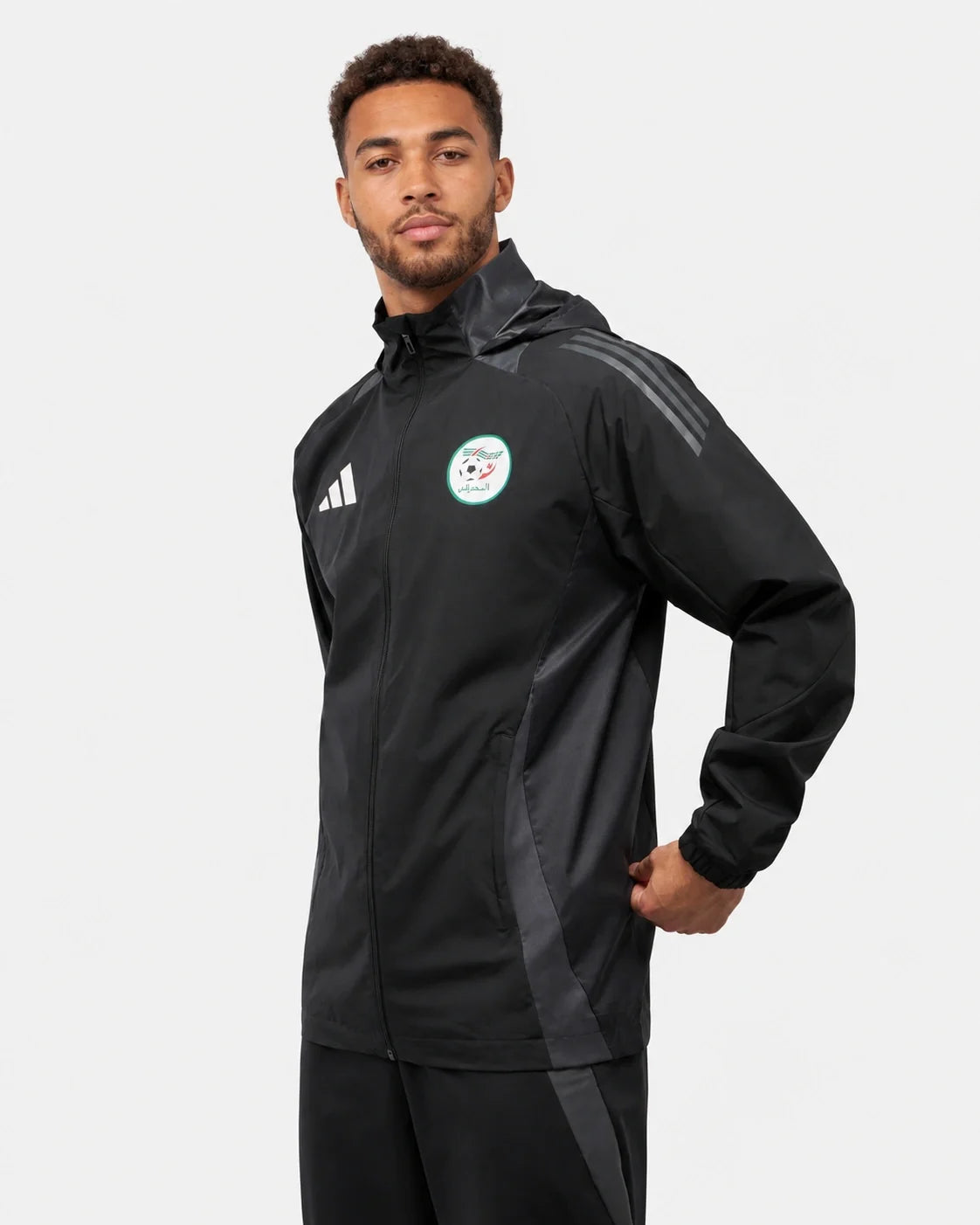 Veste coupe-vent Algérie 2025 - Noir/Gris