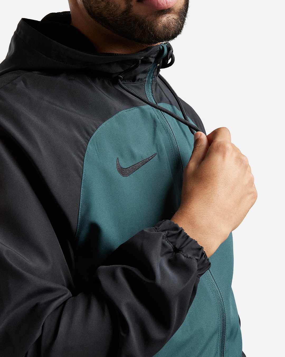 Veste Coupe-Vent Nike Running Academy - Noir/Vert