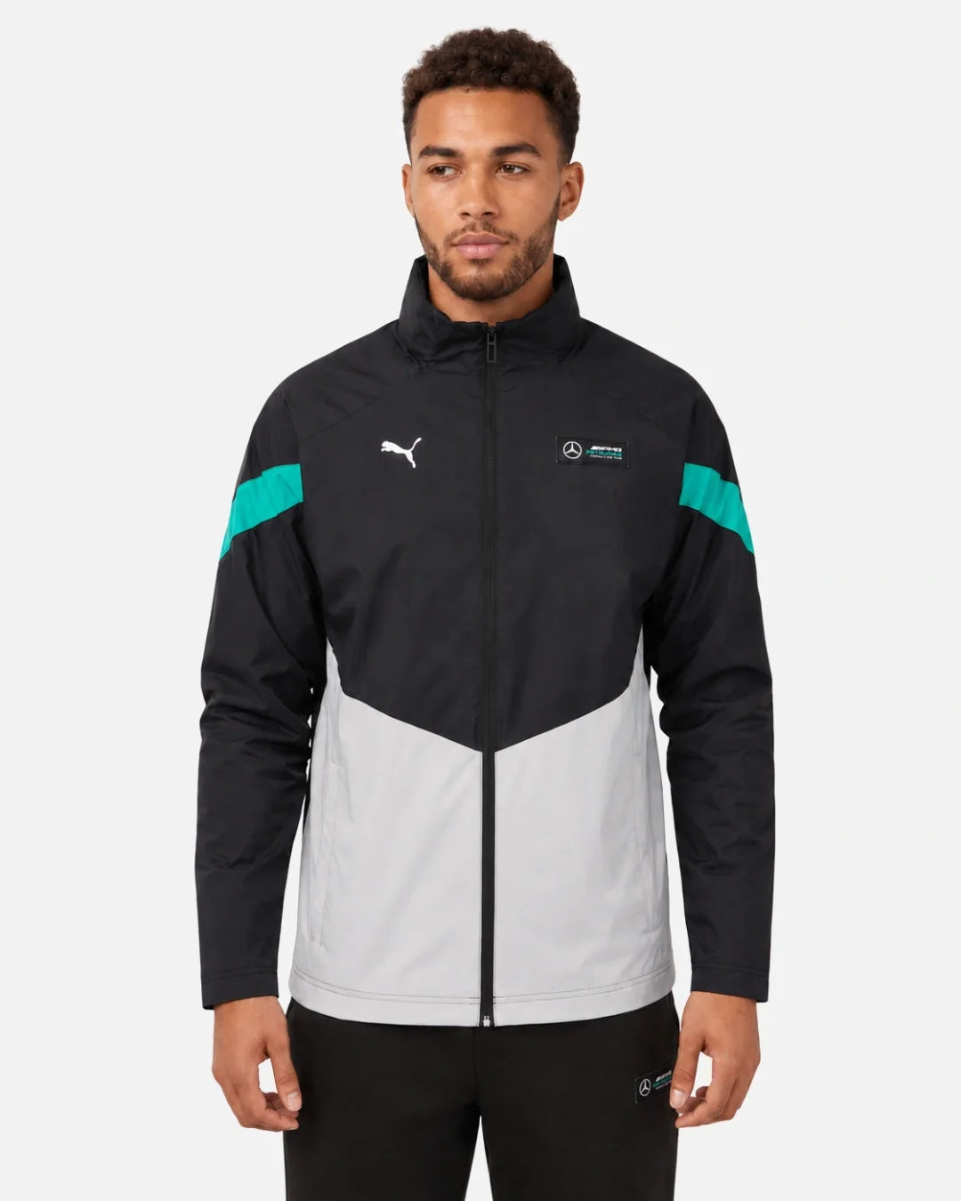 Veste coupe-vent Puma Mercedes AMG - Noir/Blanc/Bleu