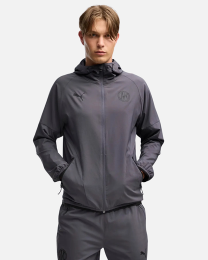 Veste de survêtement OM 2026/2027 - Gris
