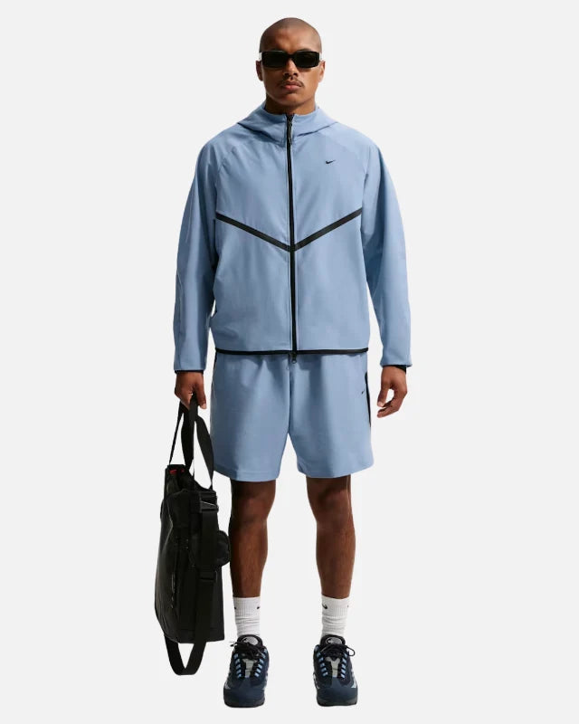 Veste Nike Tech shori knit Windrunner - Bleu