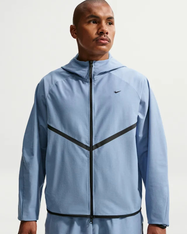 Veste Nike Tech shori knit Windrunner - Bleu