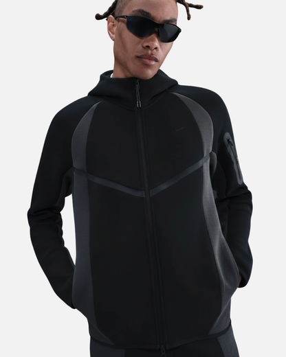 Veste Nike Windrunner Tech Fleece - Noir/Gris