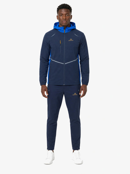 Veste de survêtement Running Serramont Velocity - Bleu/Orange