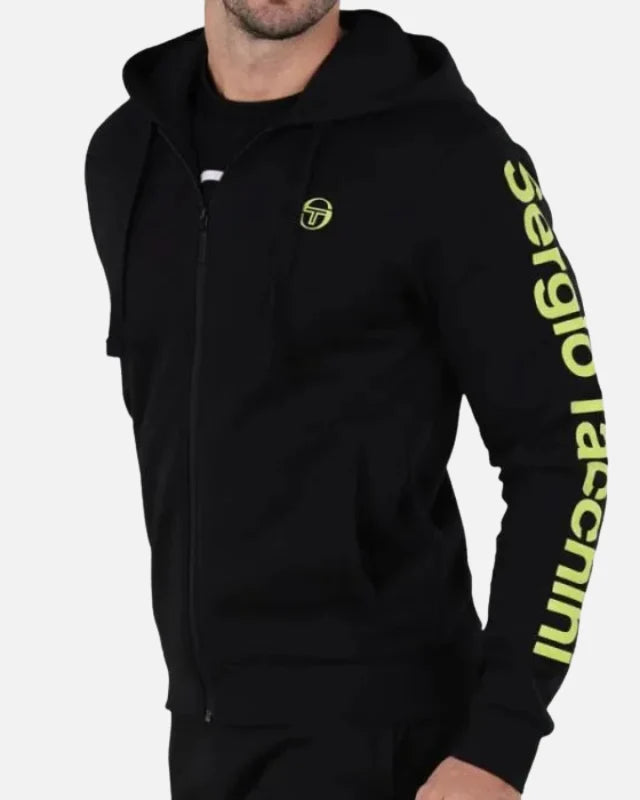 Veste survêtement Sergio Tacchini Namar - Noir/Vert