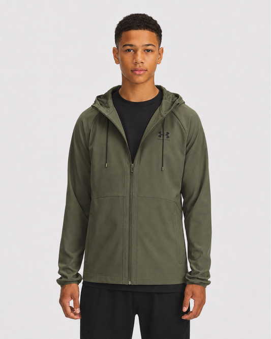 Veste Under Armour Rival Woven Junior - Kaki