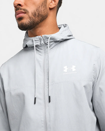Veste Under Armour Running Rival Woven - Gris