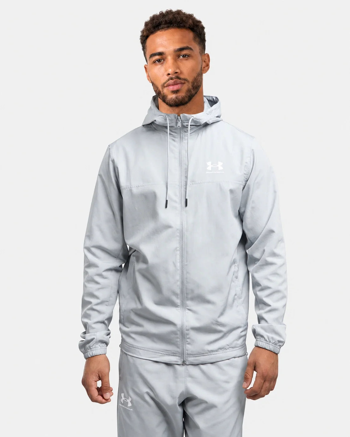Veste Under Armour Running Rival Woven - Gris