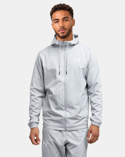 Veste Under Armour Running Rival Woven - Gris
