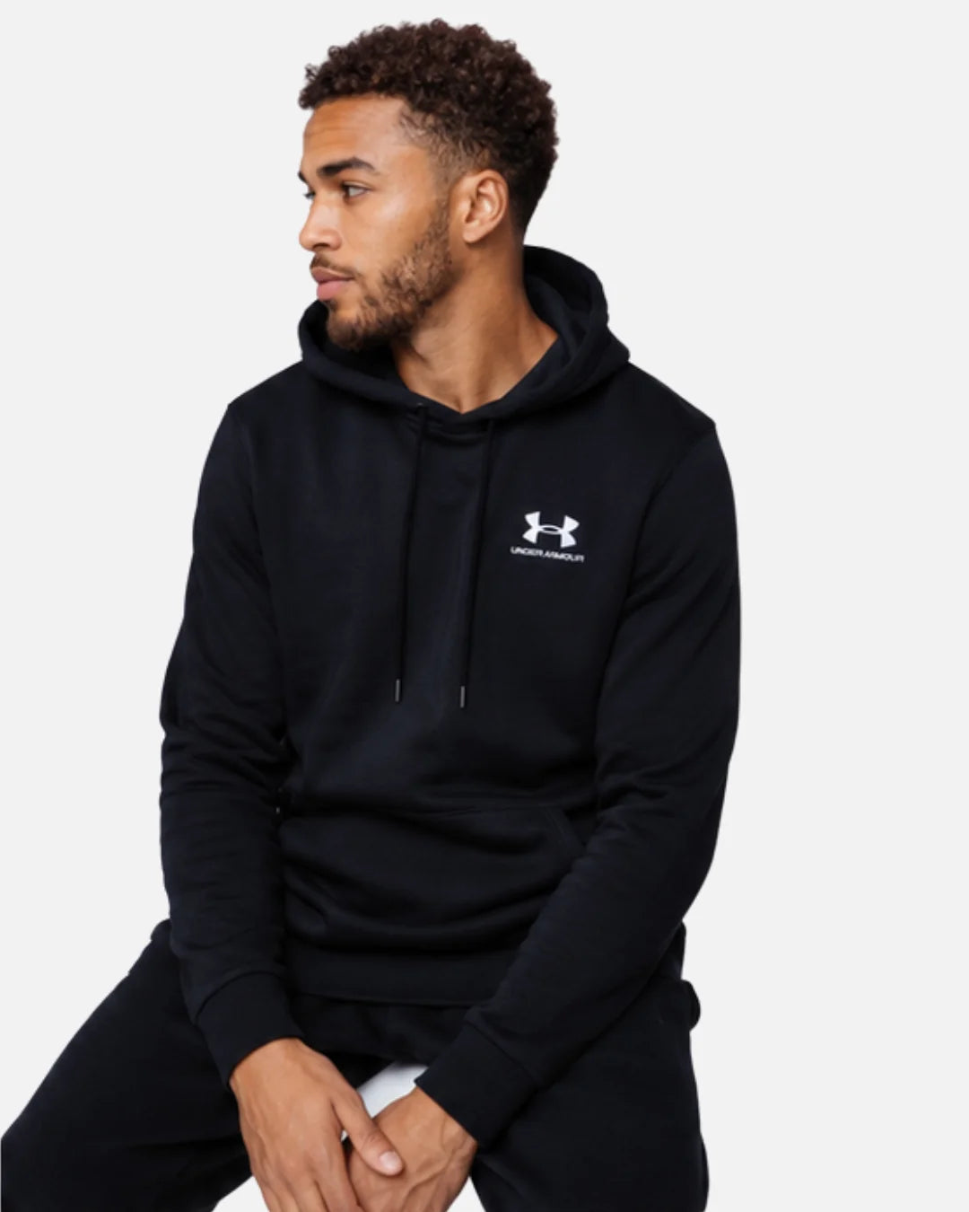 Sweat capuche Under Armour Essential - Noir