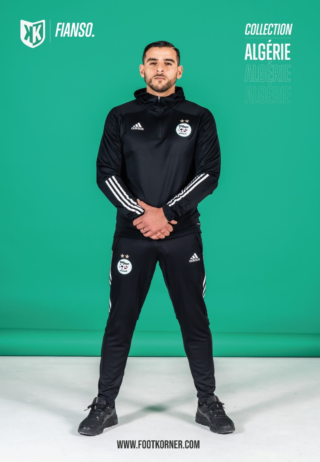 Pantalon d'entrainement Algérie - Noir